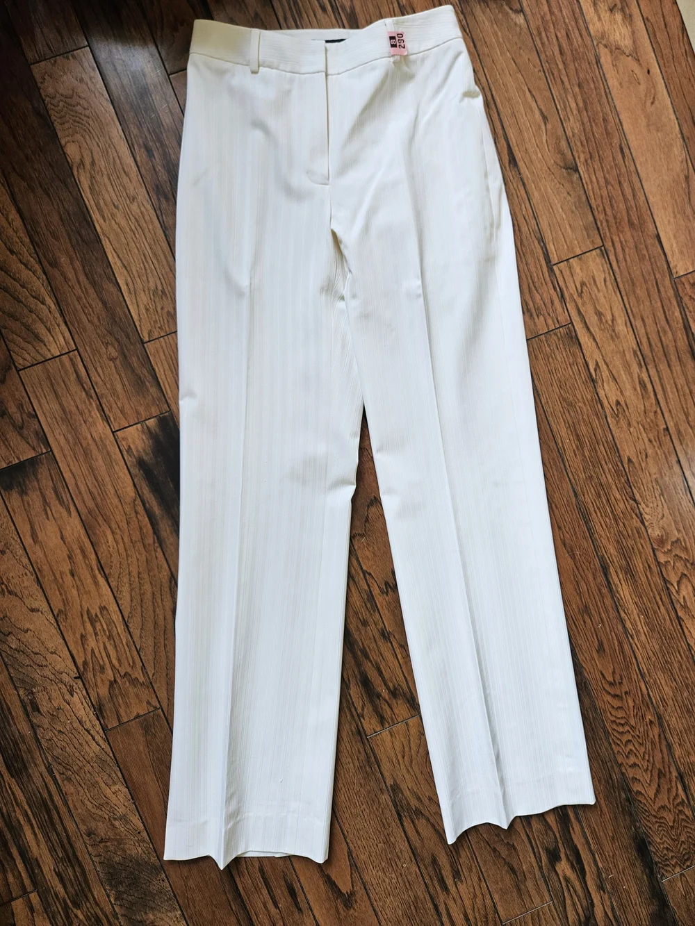 Antonio Melani Classic Women's White Tailored Pant Suit Set